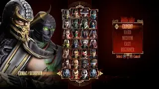 Mortal Kombat 9 - Expert Tag Ladder (Ermac & Scorpion/3 Rounds/No Losses)