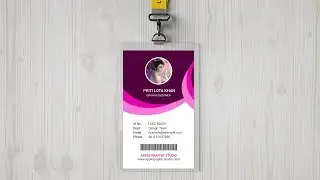 Creative ID Card Design - Photoshop Tutorial