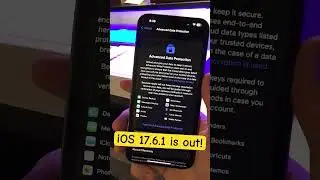 iOS 17.6.1 is out! It fixes a major bug!
