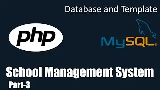 PHP School Management System with Source Code | School Management working with database -template