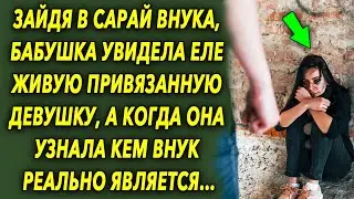 Зайдя в сарай внука, бабушка увидела шокирующую картину, а когда она поняла кем он является…