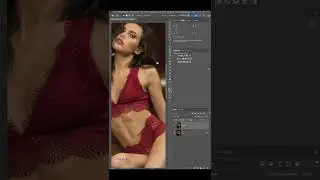 Убираем складки в photoshop