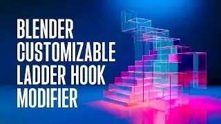 Blender Tutorial || Customizable Ladder || Hook Modifier