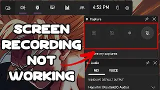 Fixed Game Bar Not Working In Windows 11 & 10 | Screen Rcording  Is Not Working In Windows 11