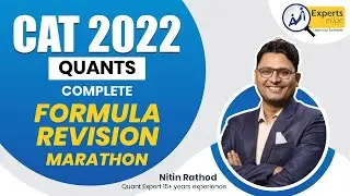 CAT 2022 Quantitative Aptitude | Formula Revision Marathon For CAT | CAT 2022 Exam Preparation