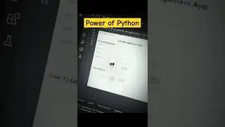 Power of Python in BackEnd Development #html5 #htmlfullcourse #htmltutorial #javascript #python #css