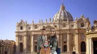 Vacation to Rome,Italy | DAY 1: Vatican City 🇮🇹| Family Vacation Vlog  | Travel Vlog 2021