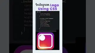 Instagram logo using css. 