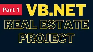 VB.Net Project Tutorial - Create a Real Estate Management System Project In VB.Net [ Part 1 ]