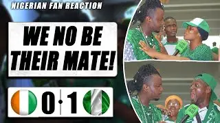 IVORY COAST 0-1 NIGERIA (NIGERIAN FANS REACTION) - AFCON 2023 HIGHLIGHTS