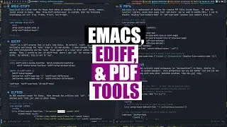 Emacs Does Everything, Including Viewing PDFs and Diffs