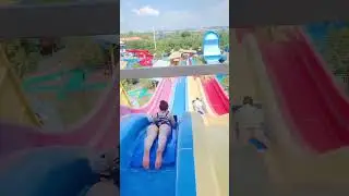 Fun at the 😲💦water park running trampoline #Assument #waterpark #viralvideo #youtubeshorts #shorts