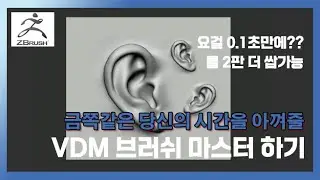 (지브러쉬) 금같은 시간을 아껴줄 VDM 브러쉬 대정리!