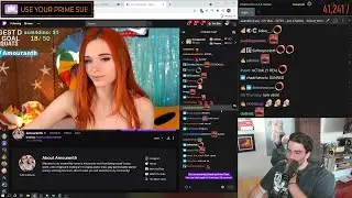 Hasan Automodded In Amouranth Stream