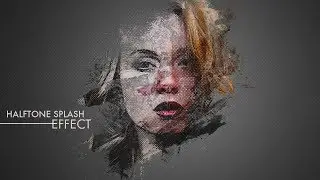 Halftone Splash Effect - Photoshop Tutorial Smoke Effect - Photoshop cc 2018 Tutorial 