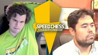 Hikaru Dominates Magnus in this 1 Minute Chess Game | Speed Chess 2022