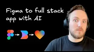 Just launched: turn Figma designs into full stack apps with AI