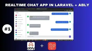 Creating a Realtime Chat App in Laravel 11 & Ably | Breeze auth | project setup | part 1