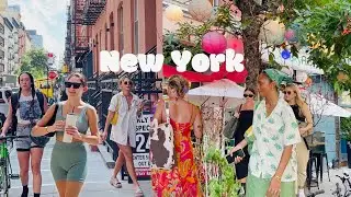 [4K]🇺🇸NYC Summer Walk🗽Lower East Side of Manhattan🌿🍵Hip Streets & Hot Spots | Aug 2022