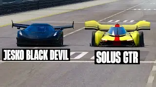 McLaren Solus GTR vs Koenigsegg Jesko Black Devil at Special Stage Route X