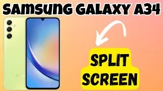 Split Screen || How to use multiscreen Samsung Galaxy A34 {SM-A346E}