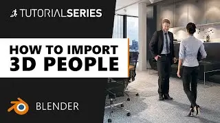 How to import 3D People into Blender | Renderpeople Tutorial