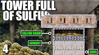 I RAIDED THIS CLANS TOWER FULL OF SULFUR | Solo Rust