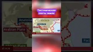 Тектонические плиты земли 