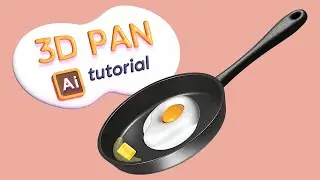 How to make 3D PAN in ILLUSTRATOR easily | Learn 3D in Seconds