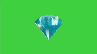 Diamond Rotation 💎 green screen animation effects hd footage || Chroma key