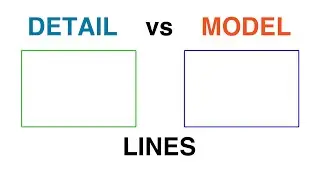 Detail lines vs Model lines - Revit tutorial