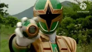 Tommy morphs into Green Samurai Ranger (fanmade morph)