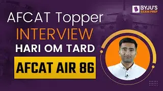 AFCAT Exam Topper Interview I AFCAT 2023 Exam Preparation I AFCAT Exam Preparation