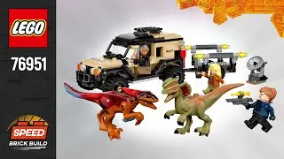 LEGO Jurassic World Pyroraptor & Dilophosaurus Transport (76951)[254 pcs] Instructions | SBB