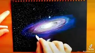 Galaxy | space | stars drawing