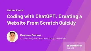 Coding with ChatGPT: Creating a Website From Scratch Quickly | Keenan Zucker | Kojo Technologies