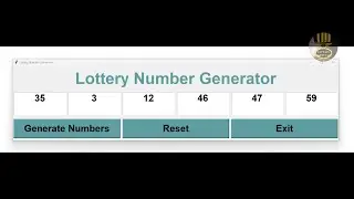 How to Create a Lottery Number Generator using Tkinter in Python