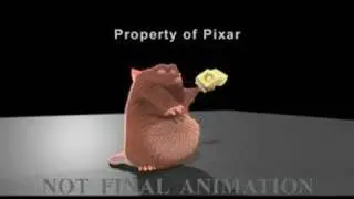 Ratatouille Rough Animation Test:  Emile's Magic Trick