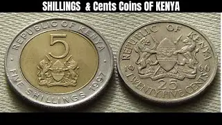 SHILLINGS  & Cents Coins of KENYA