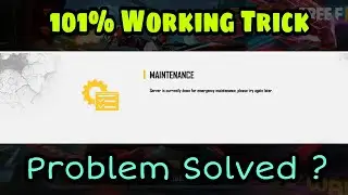 Server is Currently Down For Emergency Maintenance Please Try Again Later Problem In Free Fire