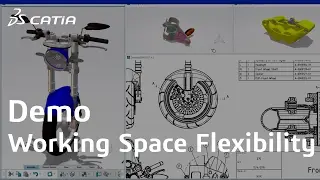 CATIA 3DEXPERIENCE | Working Space Flexibility