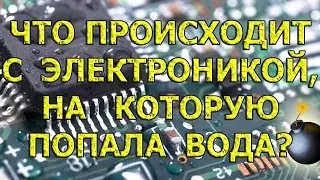 Если телефон/ноутбук упал в воду или на плату попала вода