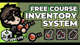 Unity Course – Inventory system, perfect for RPG, Roguelike and Stardew Valley like games!