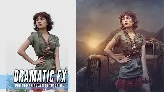 Dramatic Photoshop Manipulation Photo Effects Tutorial Editing