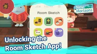 Unlock the New Room Sketch NookPhone App! | Animal Crossing New Horizons