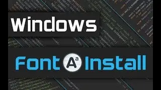 How to install fonts in Windows 10