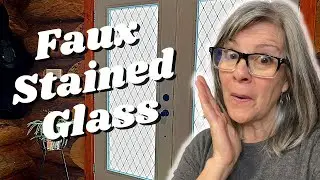 Affordable Diy Faux Stained Glass That's Renter Friendly!