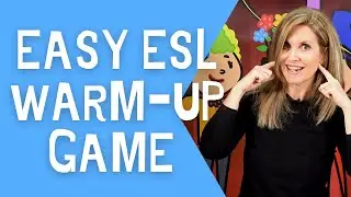 Easy Warm-Up Game For ESL | Circle Cross Movement Game for Young English Language Learners