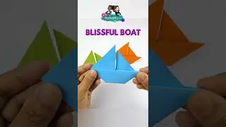 Take a deep breath, focus, and fold this Blissful Boat! ⛵️ 