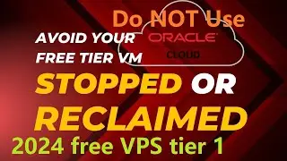 Do NOT Use Free VPS | Oracle Cloud Infrastructure Tier 1 FREE VPS Server | 3rd Class Free Servers :(